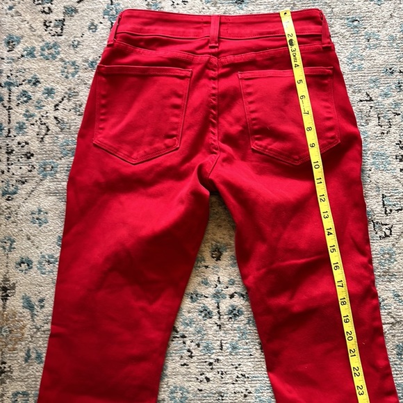 NYDJ Red Samantha Slim Jeans Size 2P - Picture 11 of 15